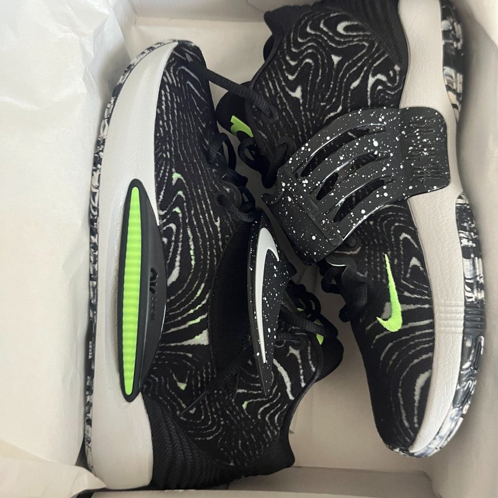 KD 14 Black/Grey fog-lime Glow white Men Shoe Size 9